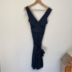 Diane von Furstenberg sleeveless wrap belt dress